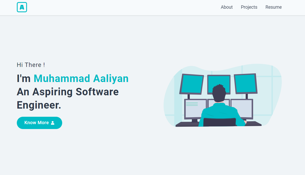 Portfolio Site preview