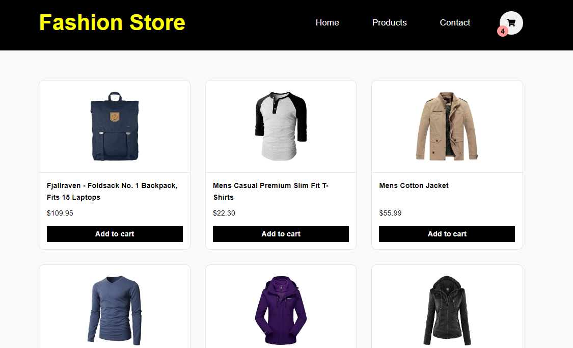 E-Commerce Store preview